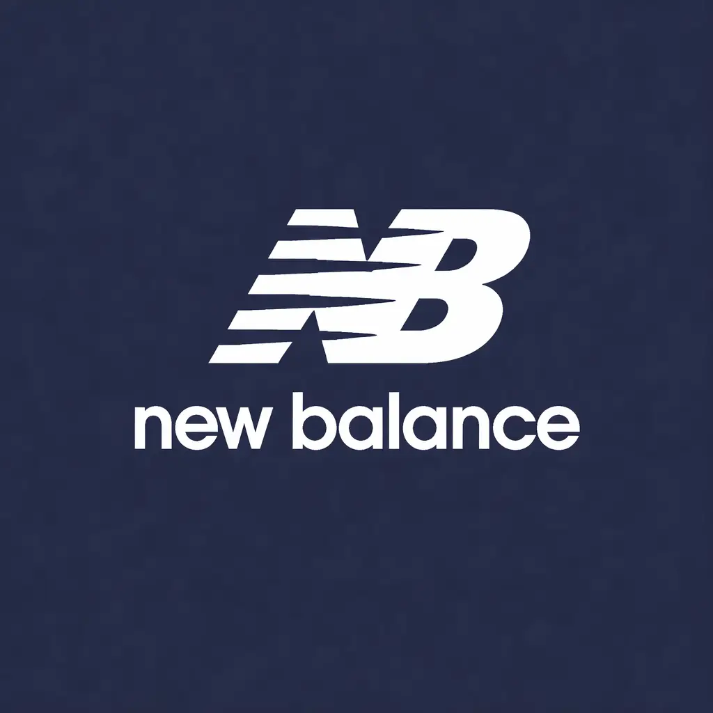 New Balance brand logo&mdash;iconic sneakers for style and support.